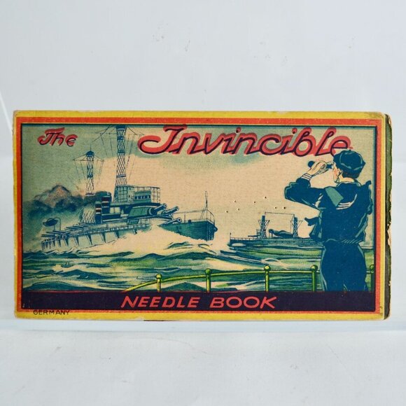 The Invincible Needle Book Germany Blimp Sailors Westfield 1923 - Picture 1 of 6